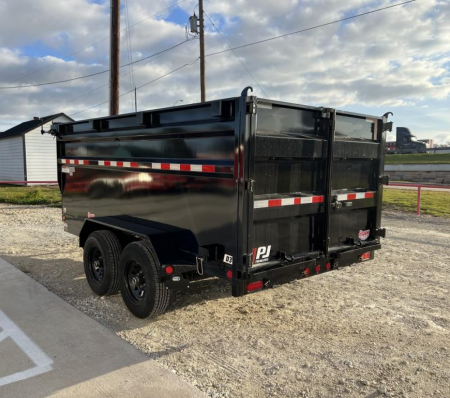 New 2026 PJ 72"x12' BP Tandem Axle Dump w/ 48" Sides – D3