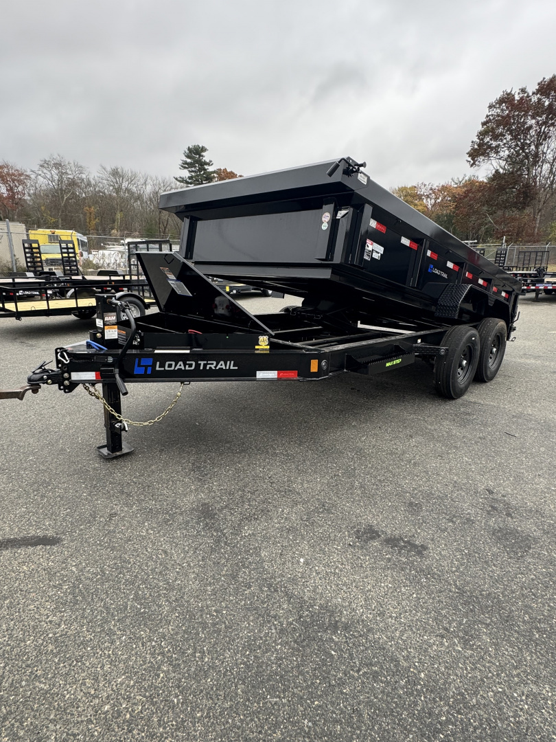 New 2026 Load Trail 83"x14' Dump Trailer 14 Ply Rubber, 7 Ga Floor, Solar Charger, Wet Bolt Kit
