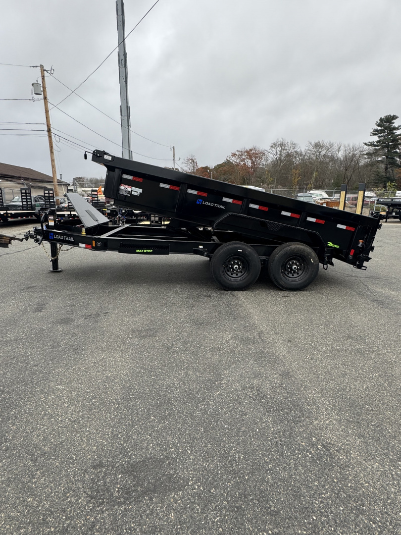New 2026 Load Trail 83"x14' Dump Trailer 14 Ply Rubber, 7 Ga Floor, Solar Charger, Wet Bolt Kit