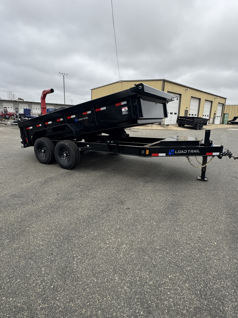 New 2026 Load Trail 83"x14' Dump Trailer 14 Ply Rubber, 7 Ga Floor, Solar Charger, Wet Bolt Kit