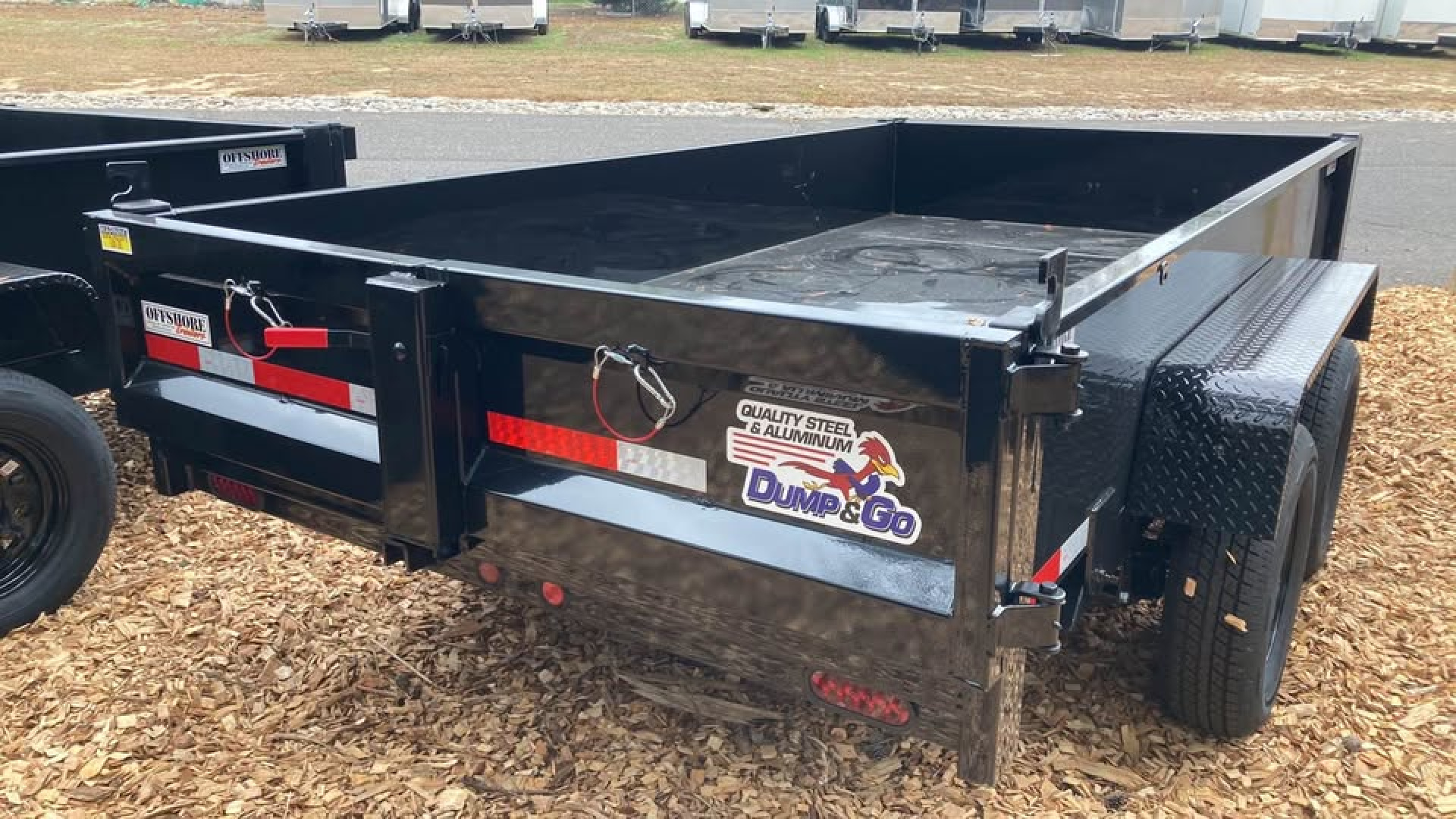 New 2026 Quality Steel and Aluminum 6X12 Dump Trailer