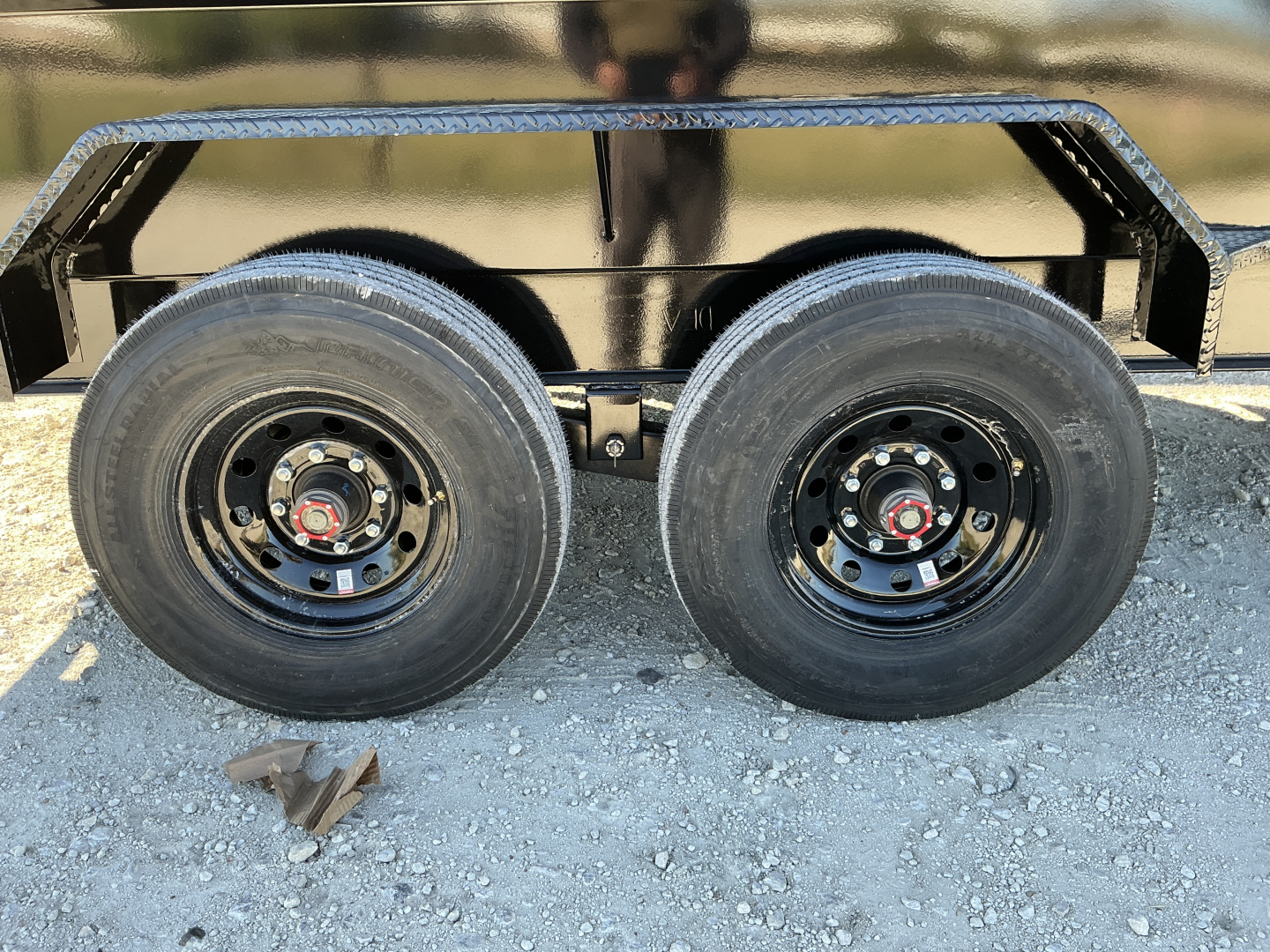 New 2026 PJ 83"x16' GN Tandem Axle Low Pro Telescopic Dump w/ 48" Sides - DT