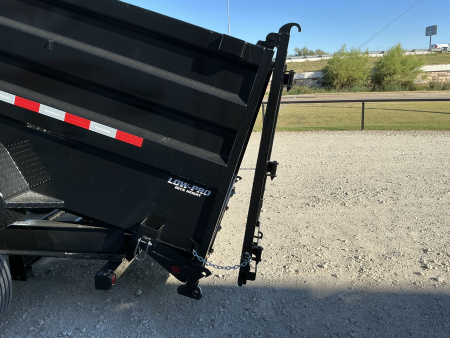 New 2026 PJ 83"x16' GN Tandem Axle Low Pro Telescopic Dump w/ 48" Sides - DT