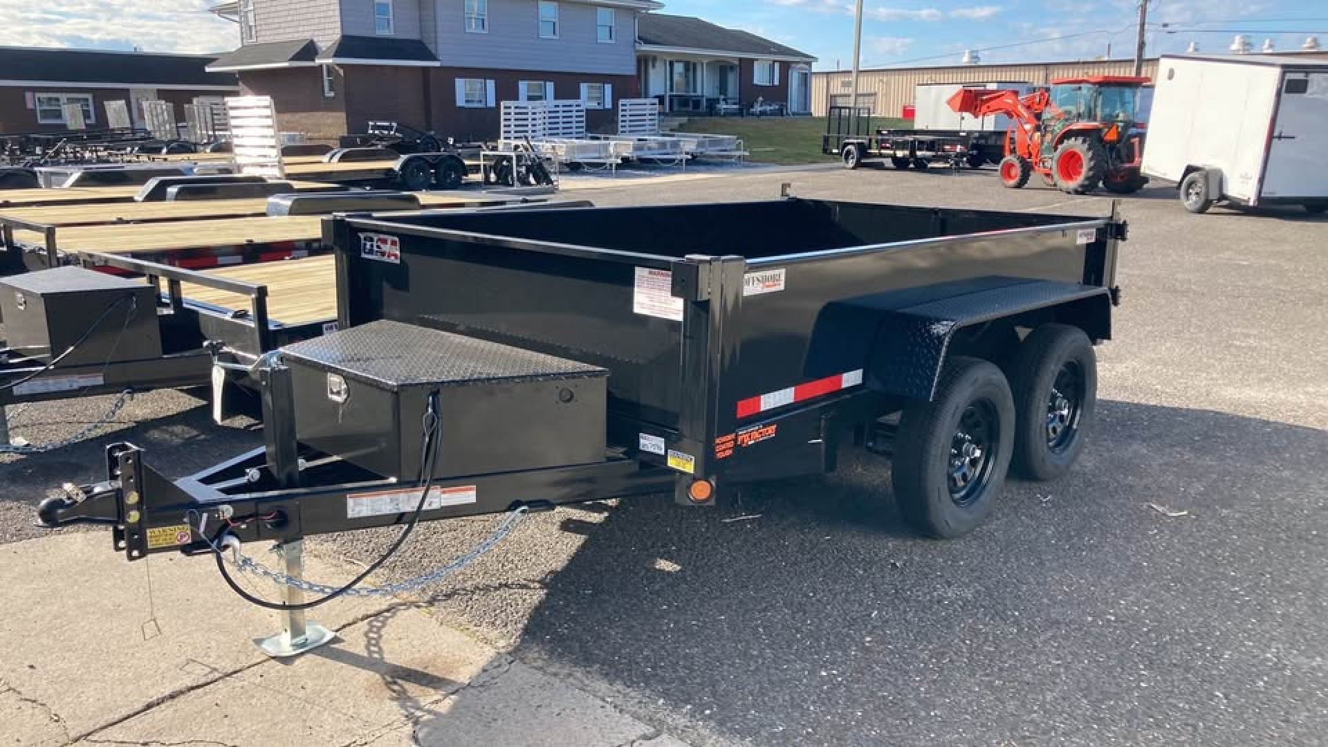 New 2026 Quality Steel and Aluminum 6X10 Dump Trailer