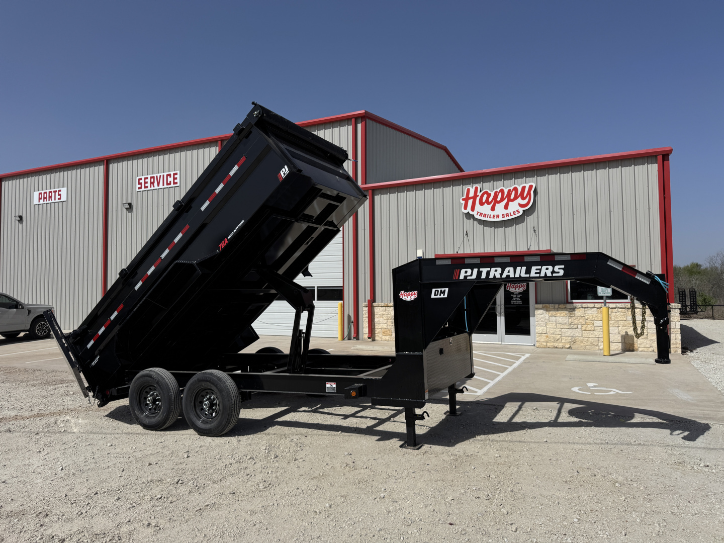 New 2026 PJ 83"x14' GN Tandem Axle Low Pro High Side Dump w/ 36" Sides – DM