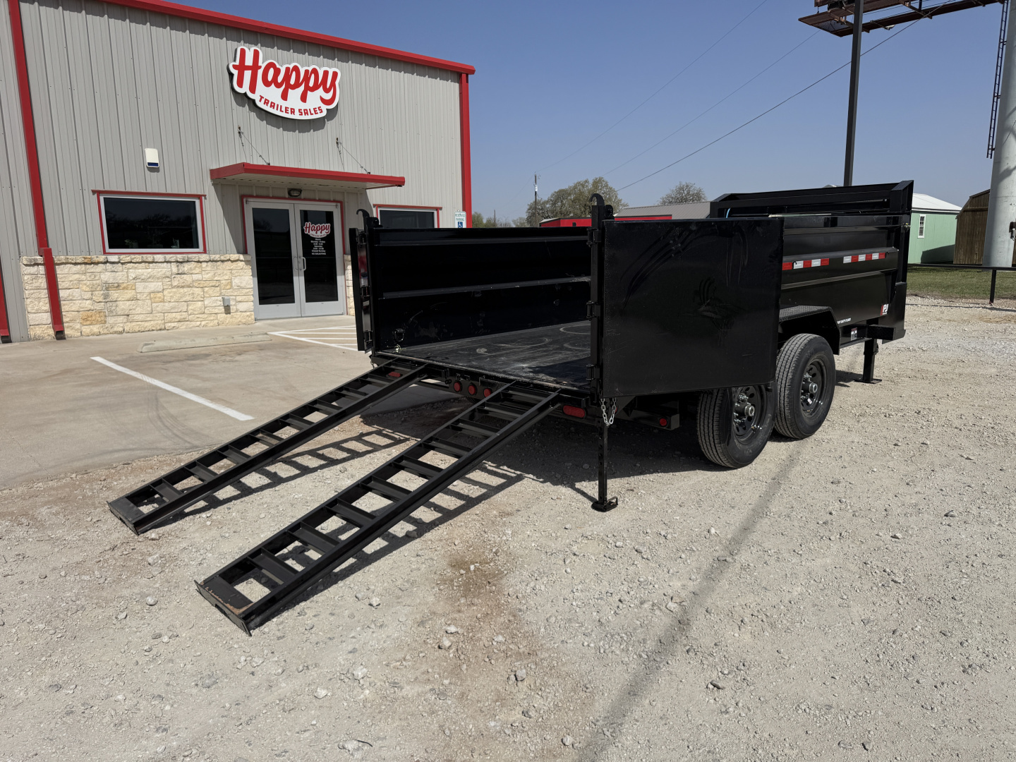 New 2026 PJ 83"x14' GN Tandem Axle Low Pro High Side Dump w/ 36" Sides – DM