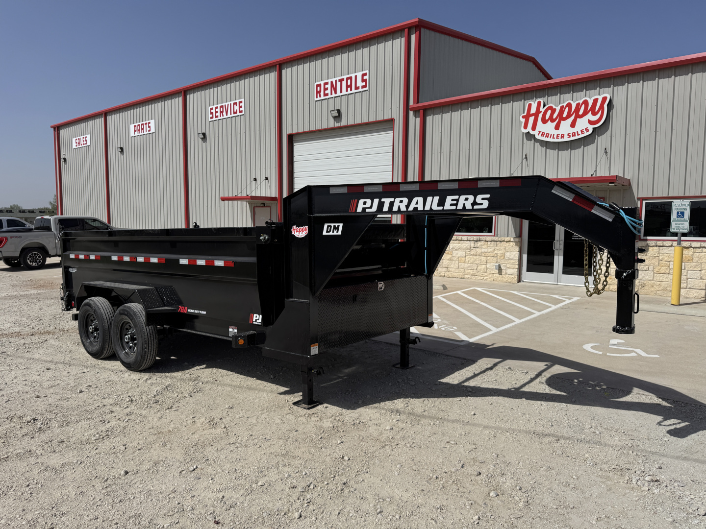 New 2026 PJ 83"x14' GN Tandem Axle Low Pro High Side Dump w/ 36" Sides – DM