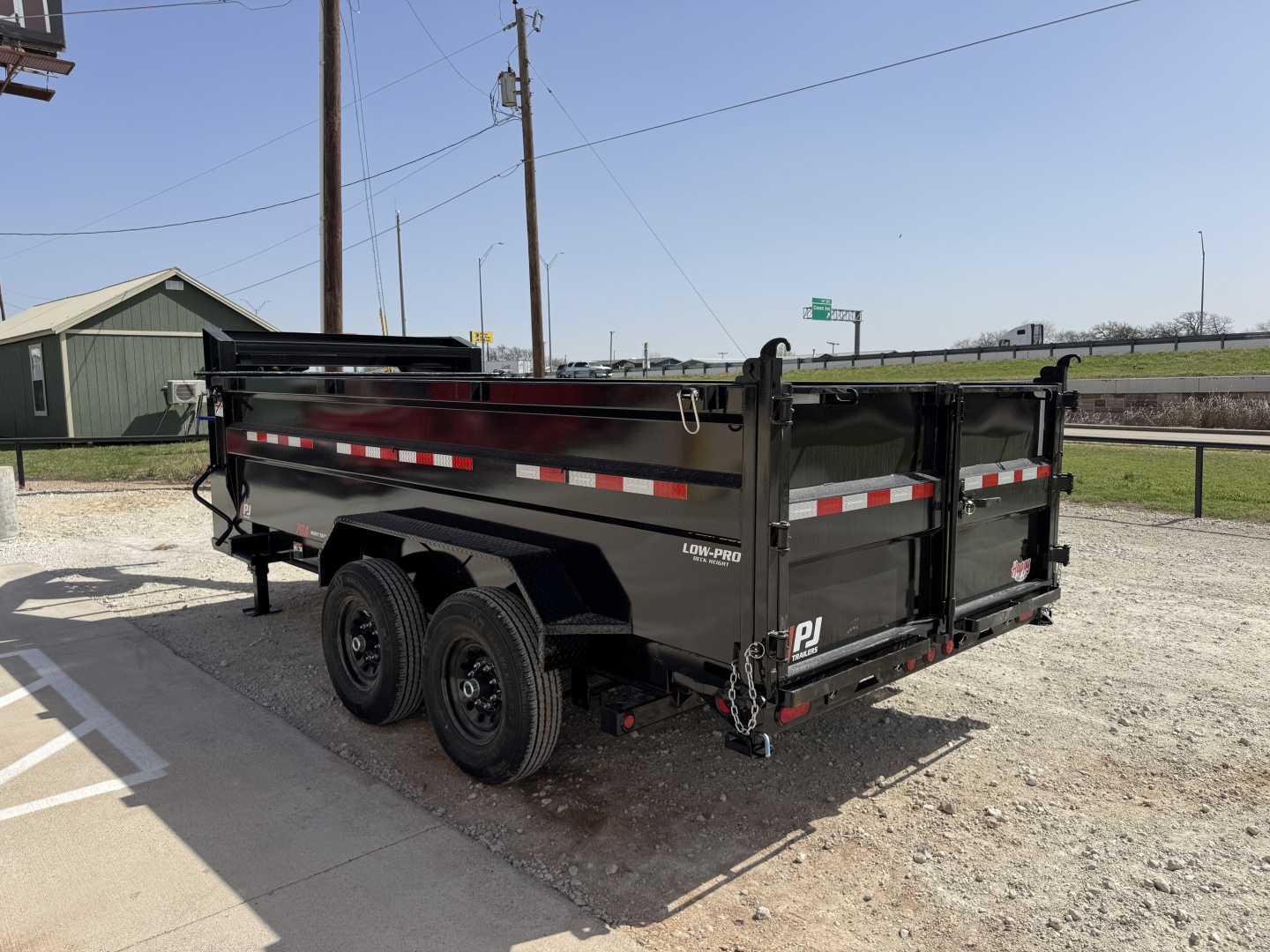 New 2026 PJ 83"x14' GN Tandem Axle Low Pro High Side Dump w/ 36" Sides – DM