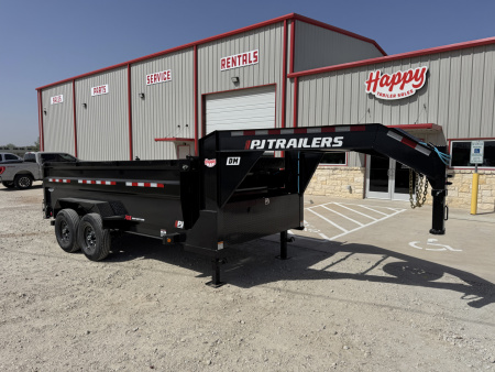 New 2026 PJ 83"x14' GN Tandem Axle Low Pro High Side Dump w/ 36" Sides – DM