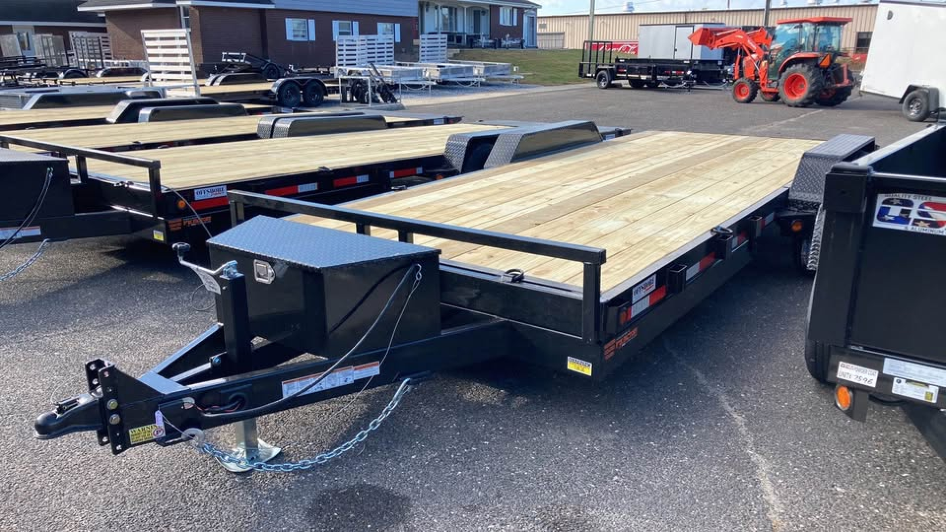 New 2026 Quality Steel and Aluminum 20' 14K GVWR Equipment Trailer
