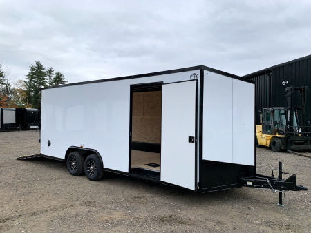 New 2026 US Cargo 8.5X20 + 3FT V nose/ 7' interior/ I-Beam frame/ Polycore/Blackout -9990gvw