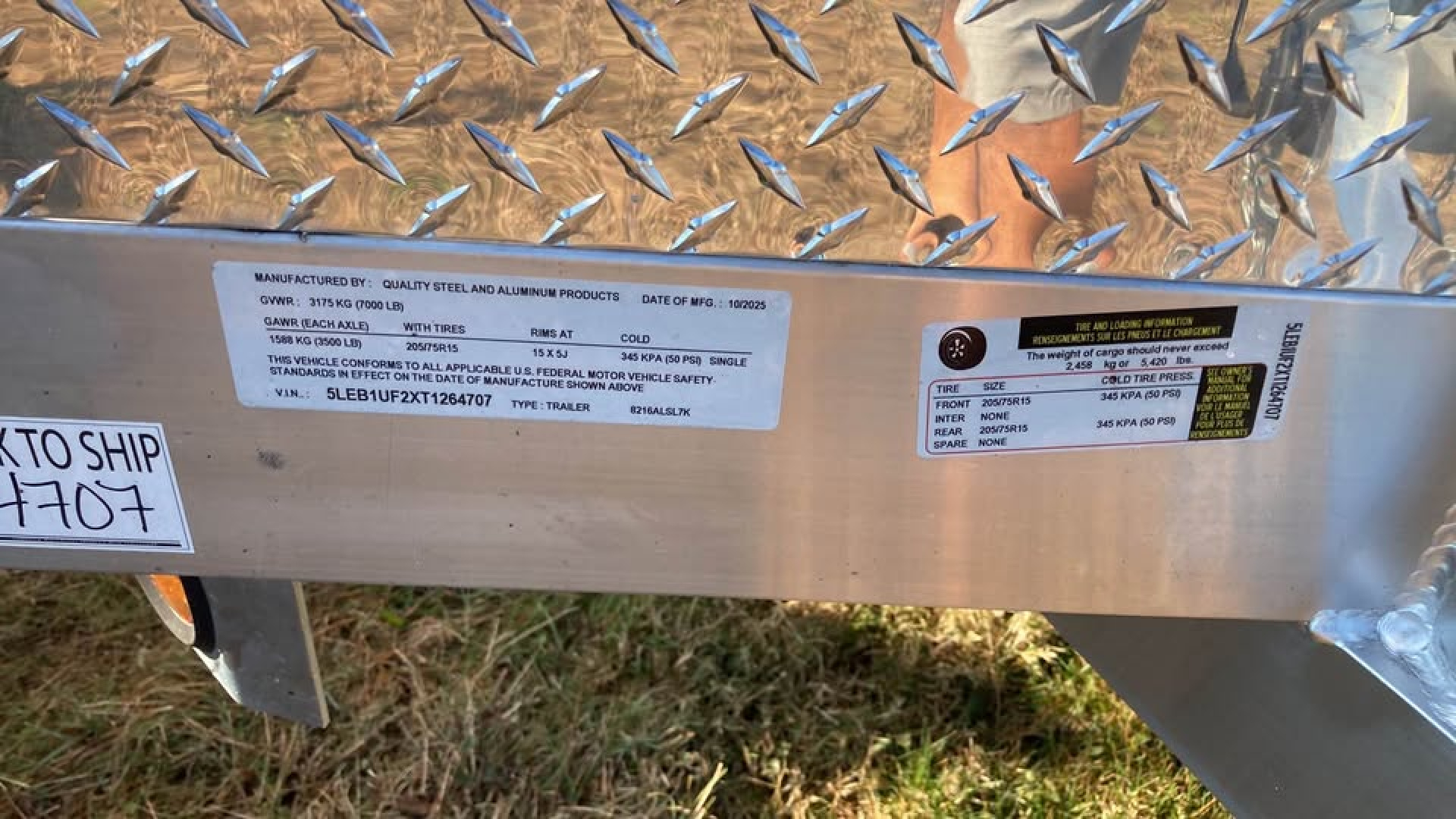 New 2026 Quality Steel and Aluminum 7x16 aluminum Utility Trailer