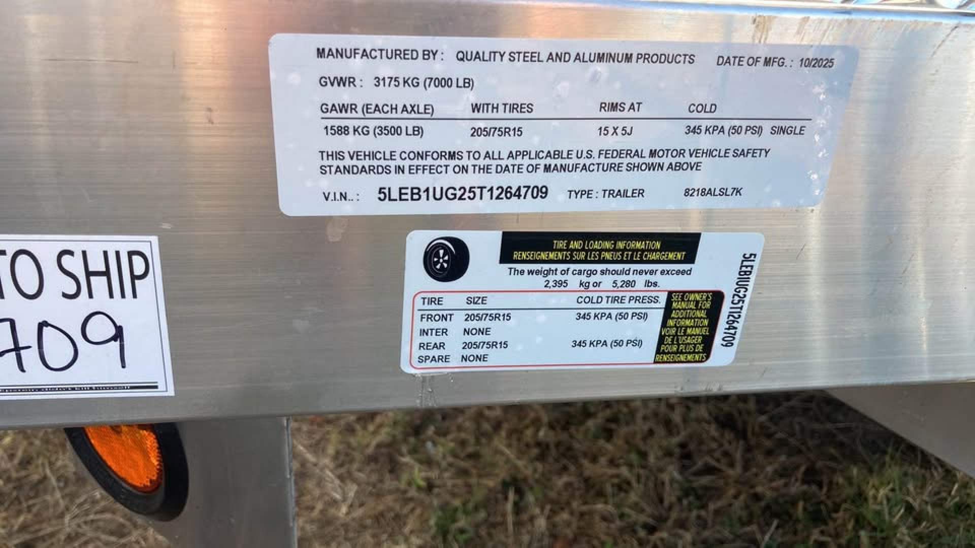 New 2026 Quality Steel and Aluminum 7x18 aluminum Utility Trailer