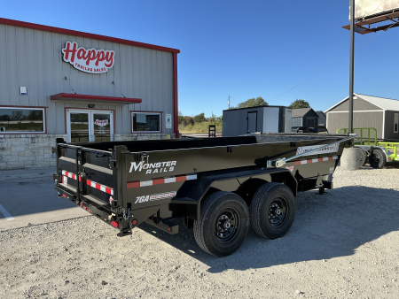 New 2026 PJ 83"x14' BP Tandem Axle Low Pro Telescopic Dump w/ 24" Sides – DT Voyager Package