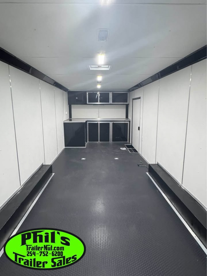 New Pace American 8.5X28 Car / Racing Trailer ENCLOSED CAR HAULER UPGRADED .080 EXTERIOR & REAR WING