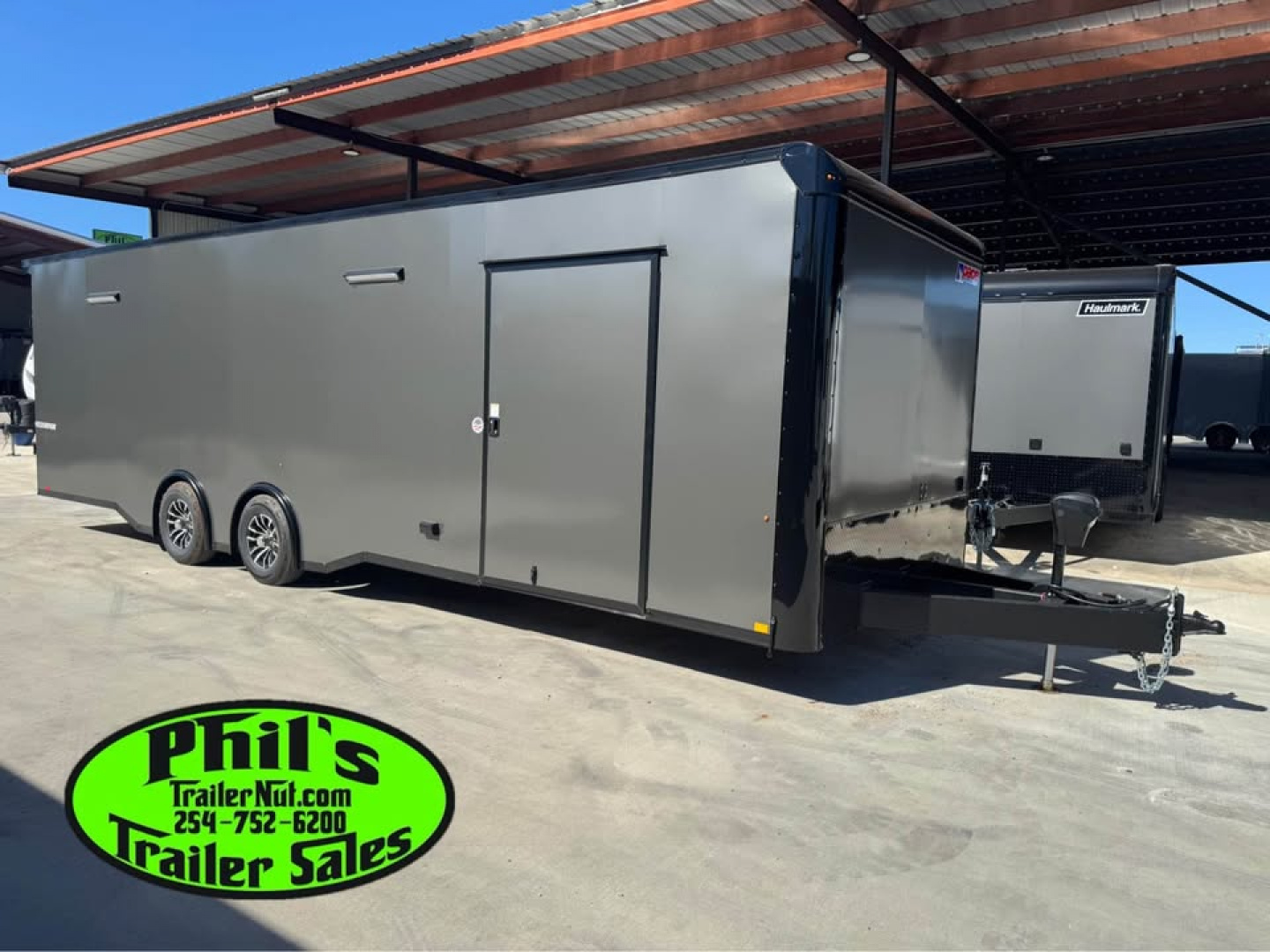New Pace American 8.5X28 Car / Racing Trailer ENCLOSED CAR HAULER UPGRADED .080 EXTERIOR & REAR WING