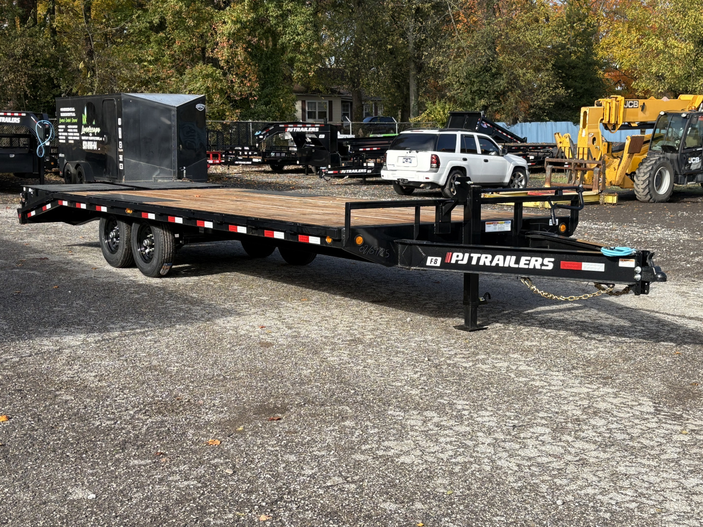 New 2026 PJ Trailers 102" x 24' - 8" I-Beam (F8) 14K GVWR Deckover Trailer