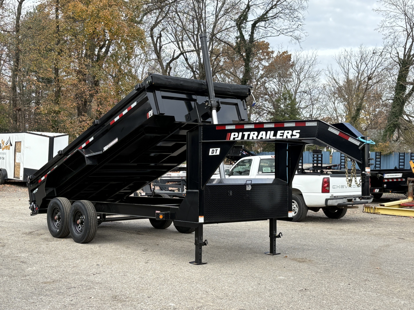 New 2026 PJ Trailers 83" x 16' Pro-Lift GN (DT) 16K GVWR Dump Trailer