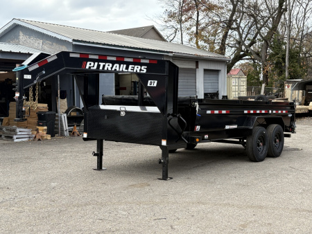 New 2026 PJ Trailers 83" x 16' Pro-Lift GN (DT) 16K GVWR Dump Trailer