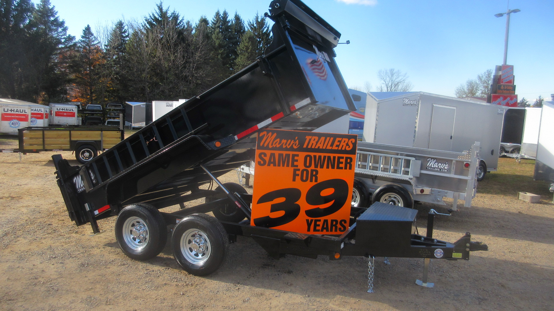 New 2026 Quality Steel and Aluminum Dump & Go Dump Trailer