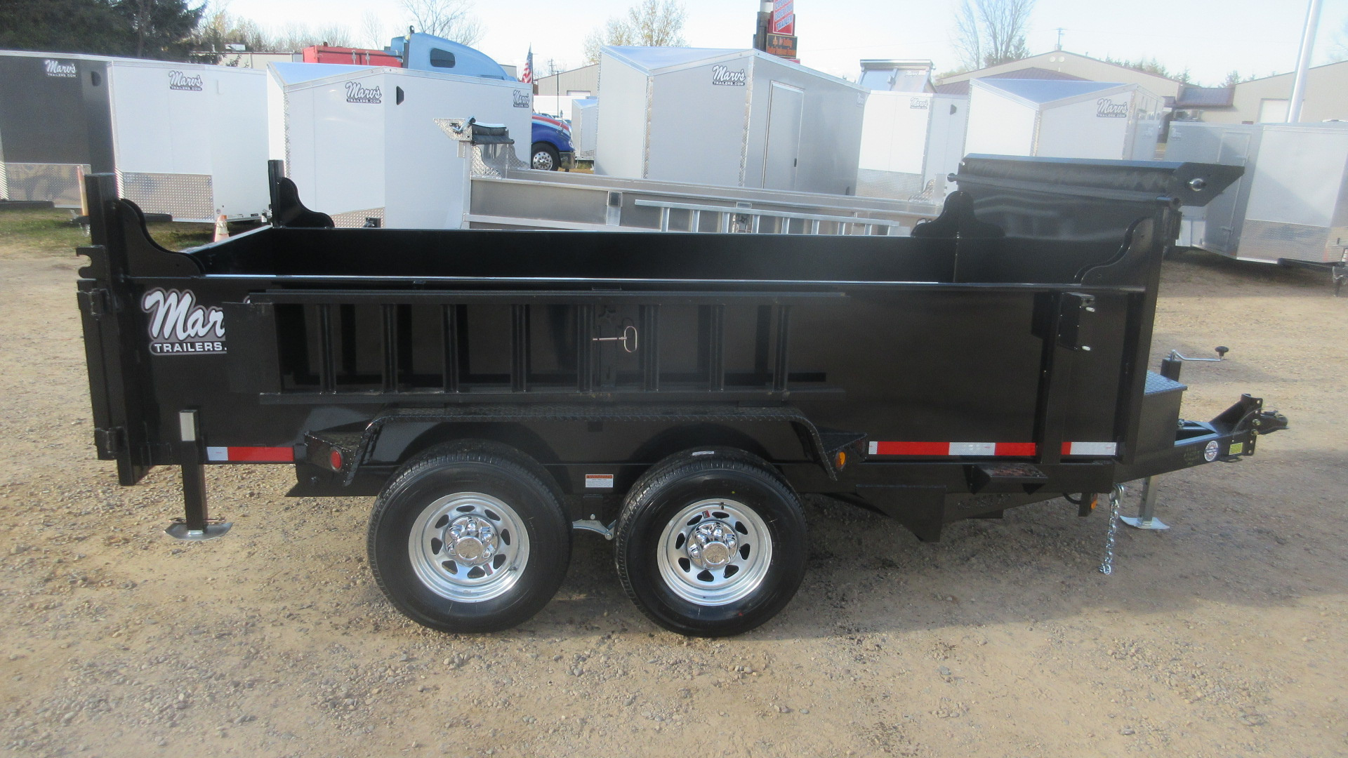 New 2026 Quality Steel and Aluminum Dump & Go Dump Trailer