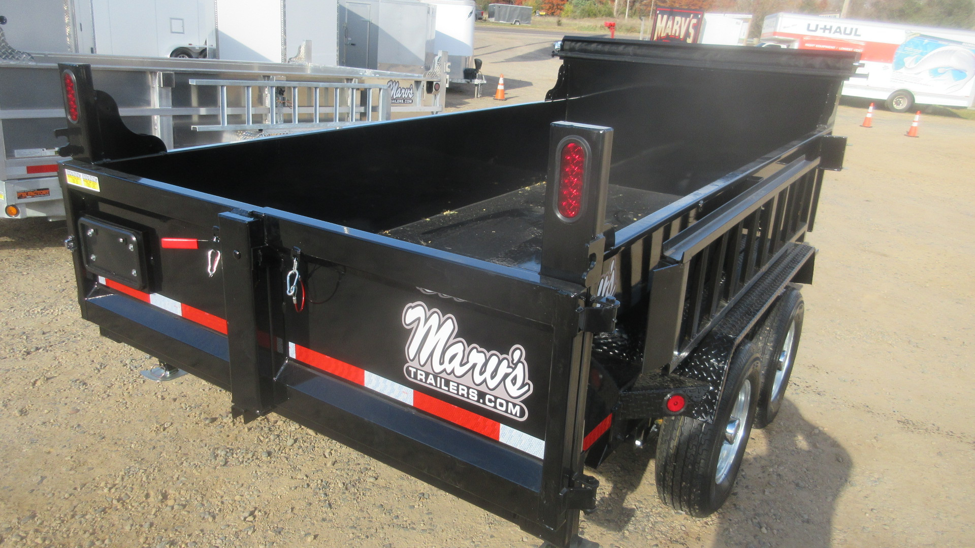 New 2026 Quality Steel and Aluminum Dump & Go Dump Trailer