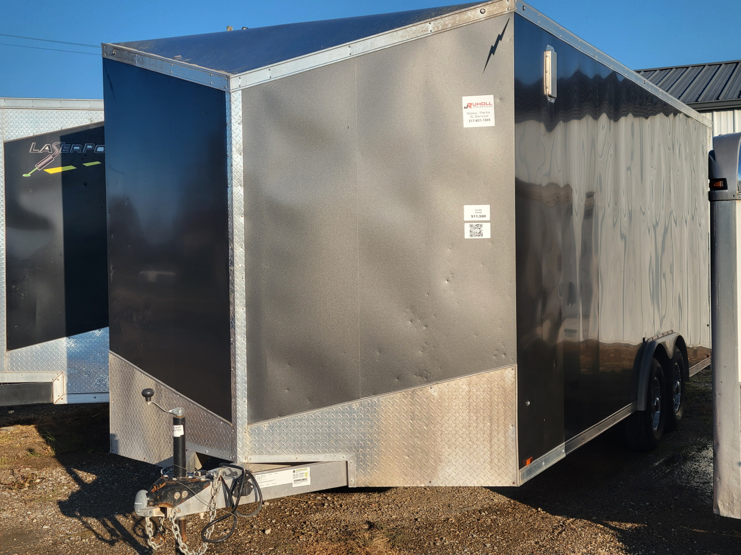 Used 2025 Lightning Trailers 85x20 Aluminum Car Hauler