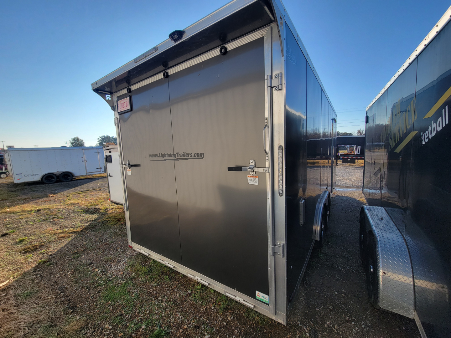 Used 2025 Lightning Trailers 85x20 Aluminum Car Hauler