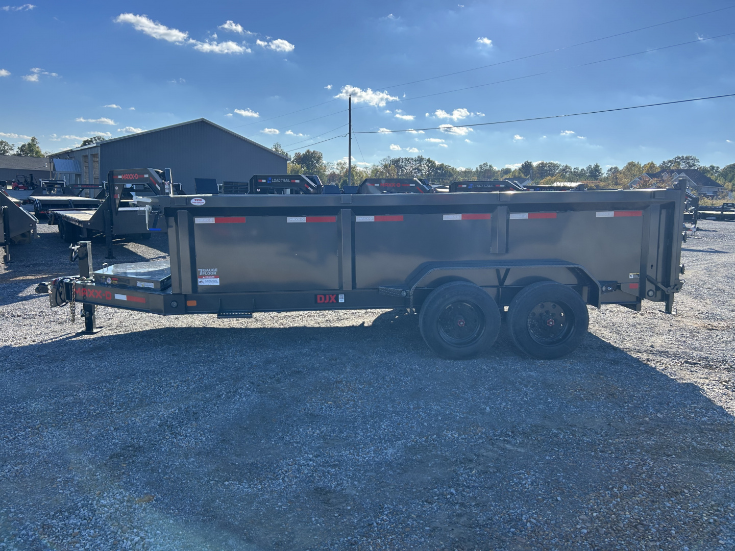 New 2026 MAXXD Dump Trailer | 83" x 16' 17.5K GVWR