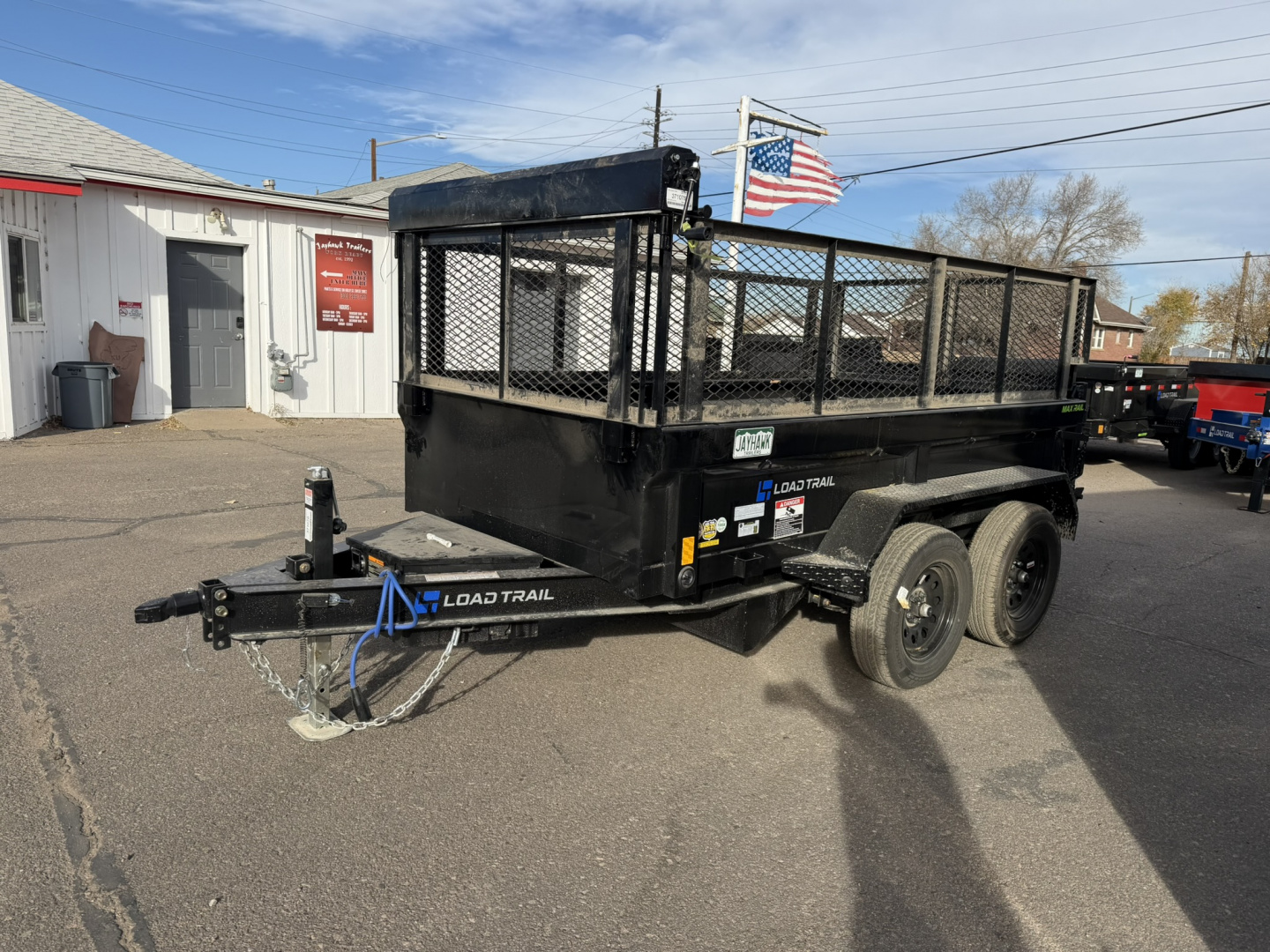 New 2026 Load Trail 5-10 Dump 3.5K Axles W/ MESH EXTENSIONS