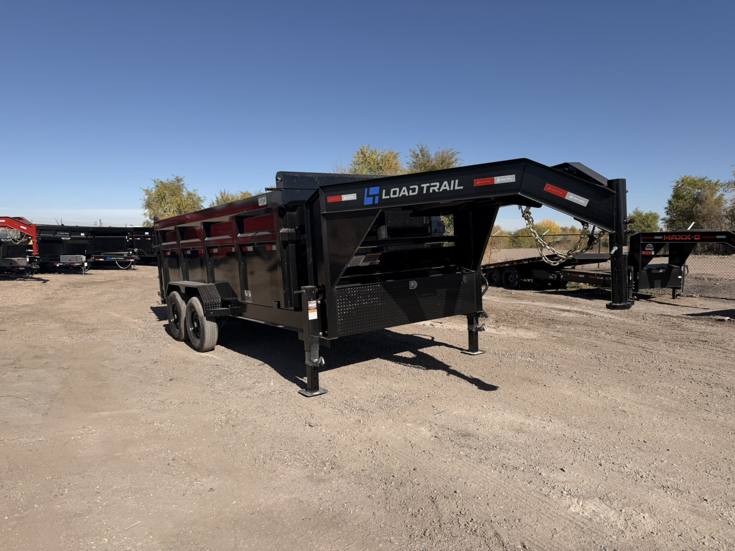 New 2026 Load Trail 7-16-4H Telescopic Gooseneck Dump 7K Axles