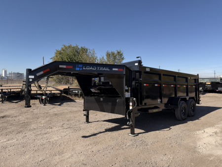 New 2026 Load Trail 7-16-4H Telescopic Gooseneck Dump 7K Axles