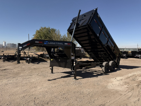 New 2026 Load Trail 7-16-4H Telescopic Gooseneck Dump 7K Axles