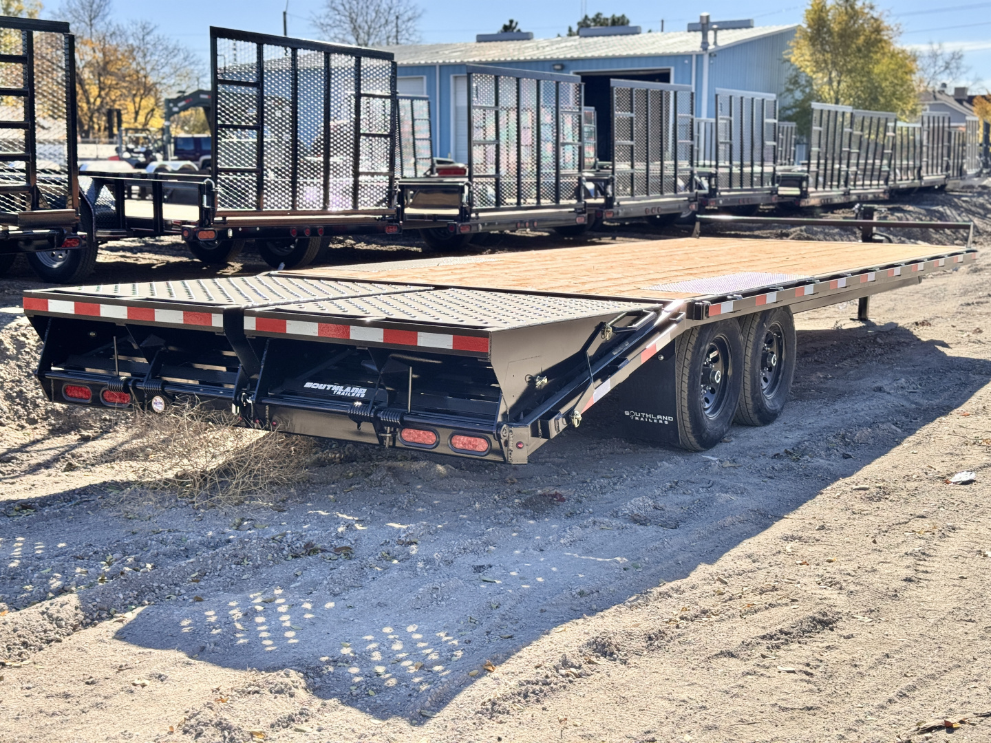 New 2026 Southland Trailers 8.5-25 Deckover Equipment Hauler W/ Max Ramps 14K GVWR