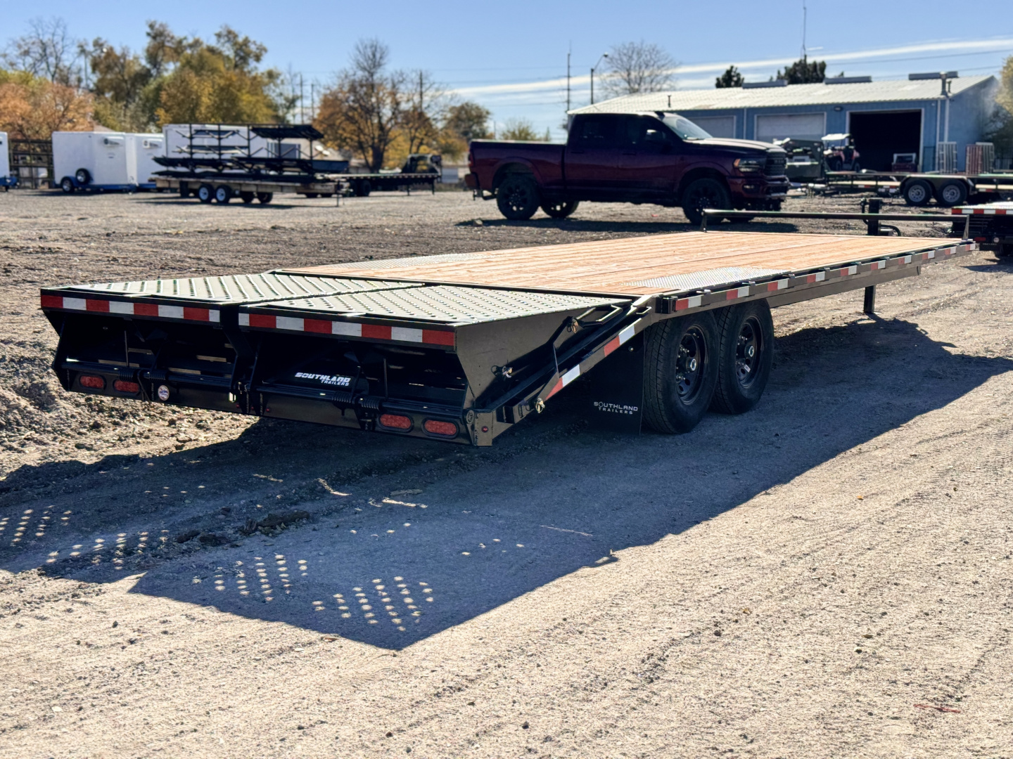 New 2026 Southland Trailers 8.5-25 Deckover Equipment Hauler W/ Max Ramps 14K GVWR