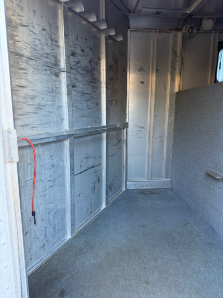 Used USED 1992 Sooner 3 Horse Slant Stock / Stock Combo Trailer