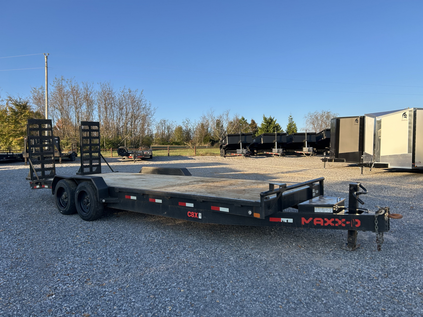 Used 2022 MAXXD 83" x 22' 16k Equipment Trailer