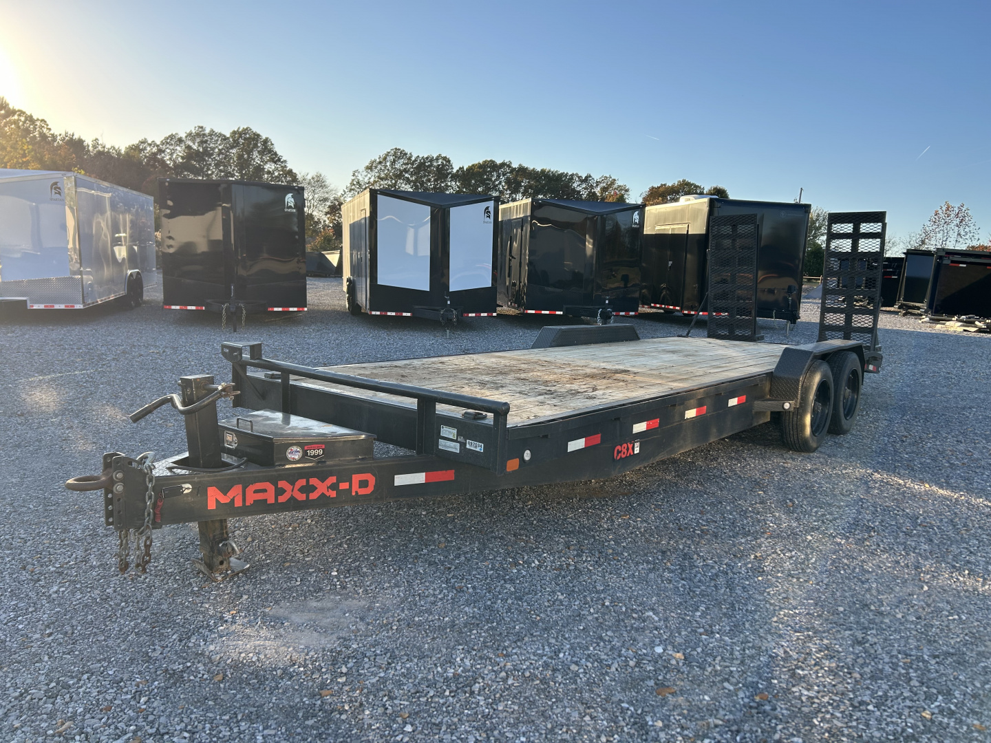 Used 2022 MAXXD 83" x 22' 16k Equipment Trailer