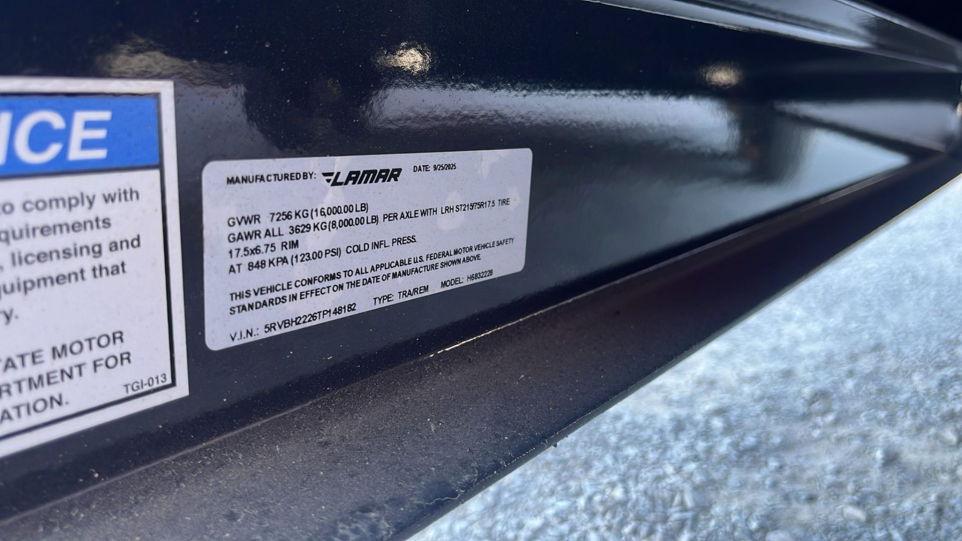 New 2026 Lamar Trailers 83"X22' H6 16K EQUIPMENT HAULER Equipment Trailer