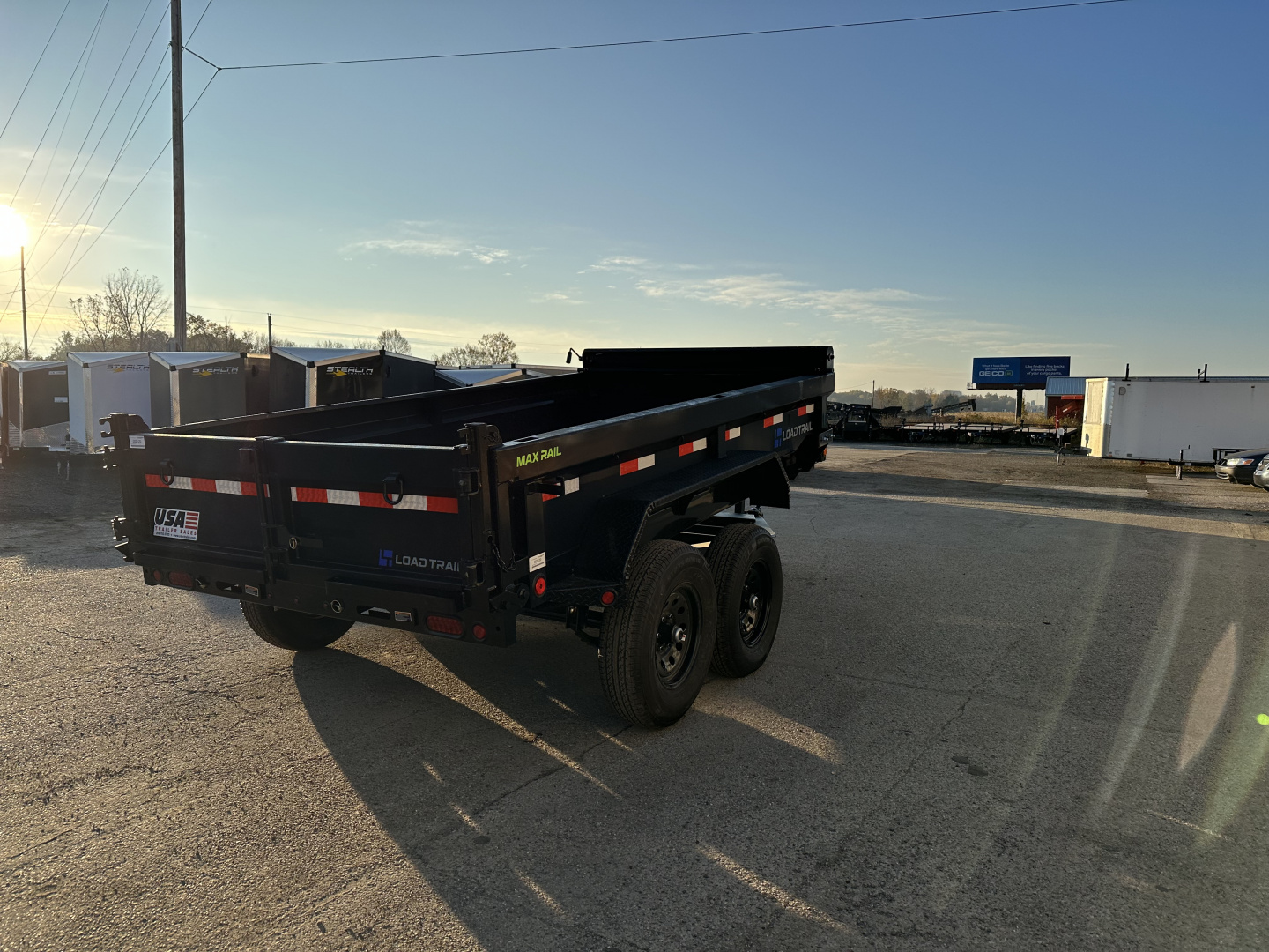 New 2025 Load Trail 72x12 Tandem Axle 10K Dump Trailer