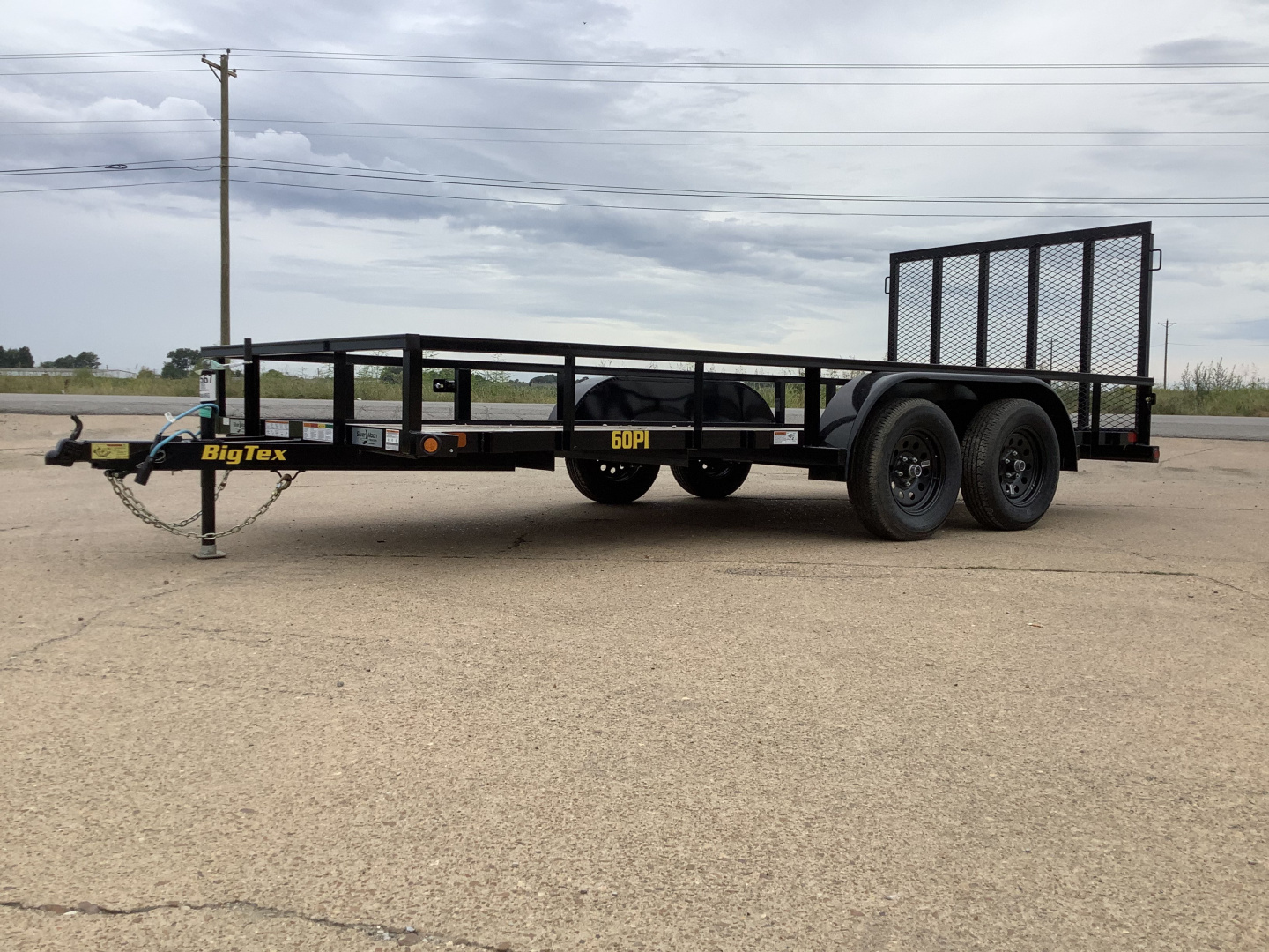 New 2026 Big Tex 60PI-14 Tandem Axle Pipe-Top Utility Trailer