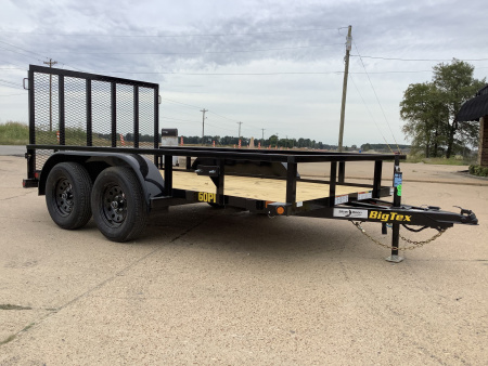 New 2026 Big Tex 60PI-12 Tandem Axle Pipe-Top Utility Trailer