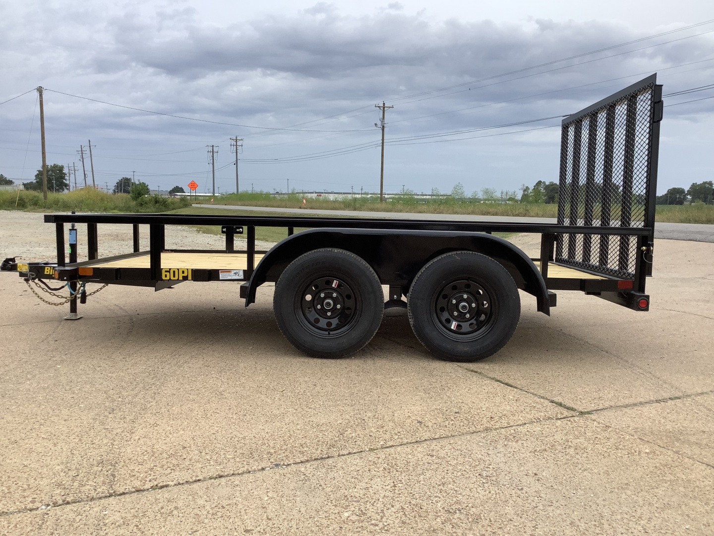 New 2026 Big Tex 60PI-12 Tandem Axle Pipe-Top Utility Trailer