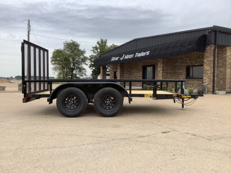 New 2026 Big Tex 60PI-12 Tandem Axle Pipe-Top Utility Trailer