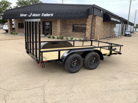 New 2026 Big Tex 60PI-12 Tandem Axle Pipe-Top Utility Trailer