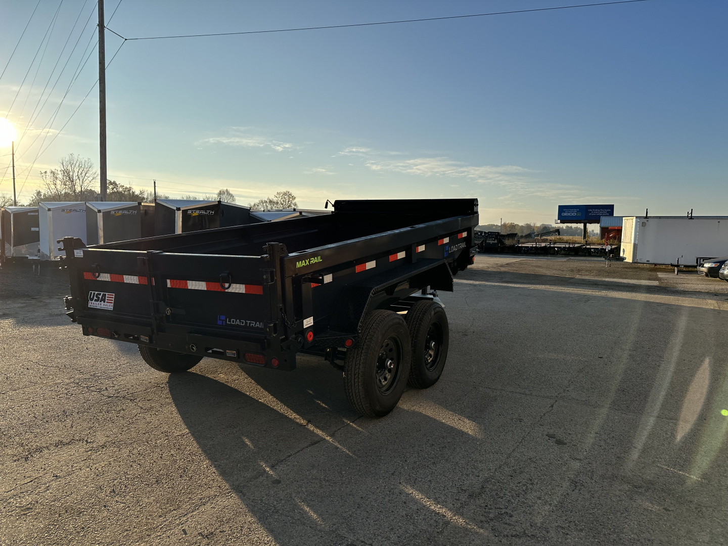 New 2025 Load Trail 72x12 Tandem Axle 10K Dump Trailer