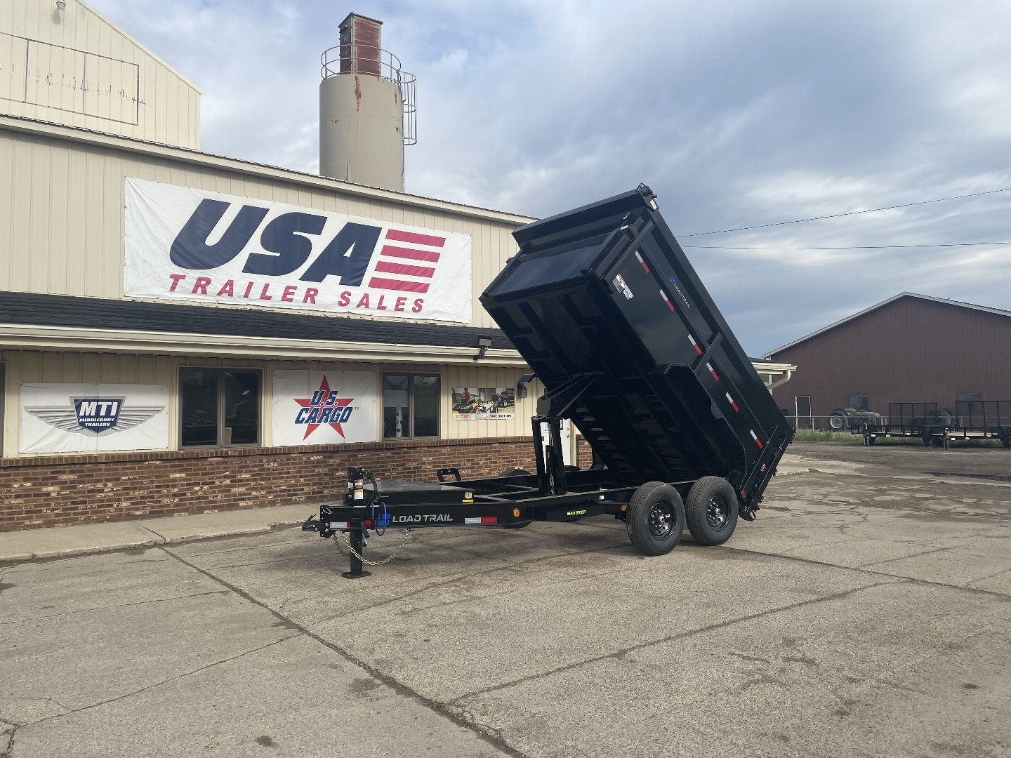 New 2025 LOAD TRAIL DL 83X12 14K Low Pro Dump Trailer w/48" Sides