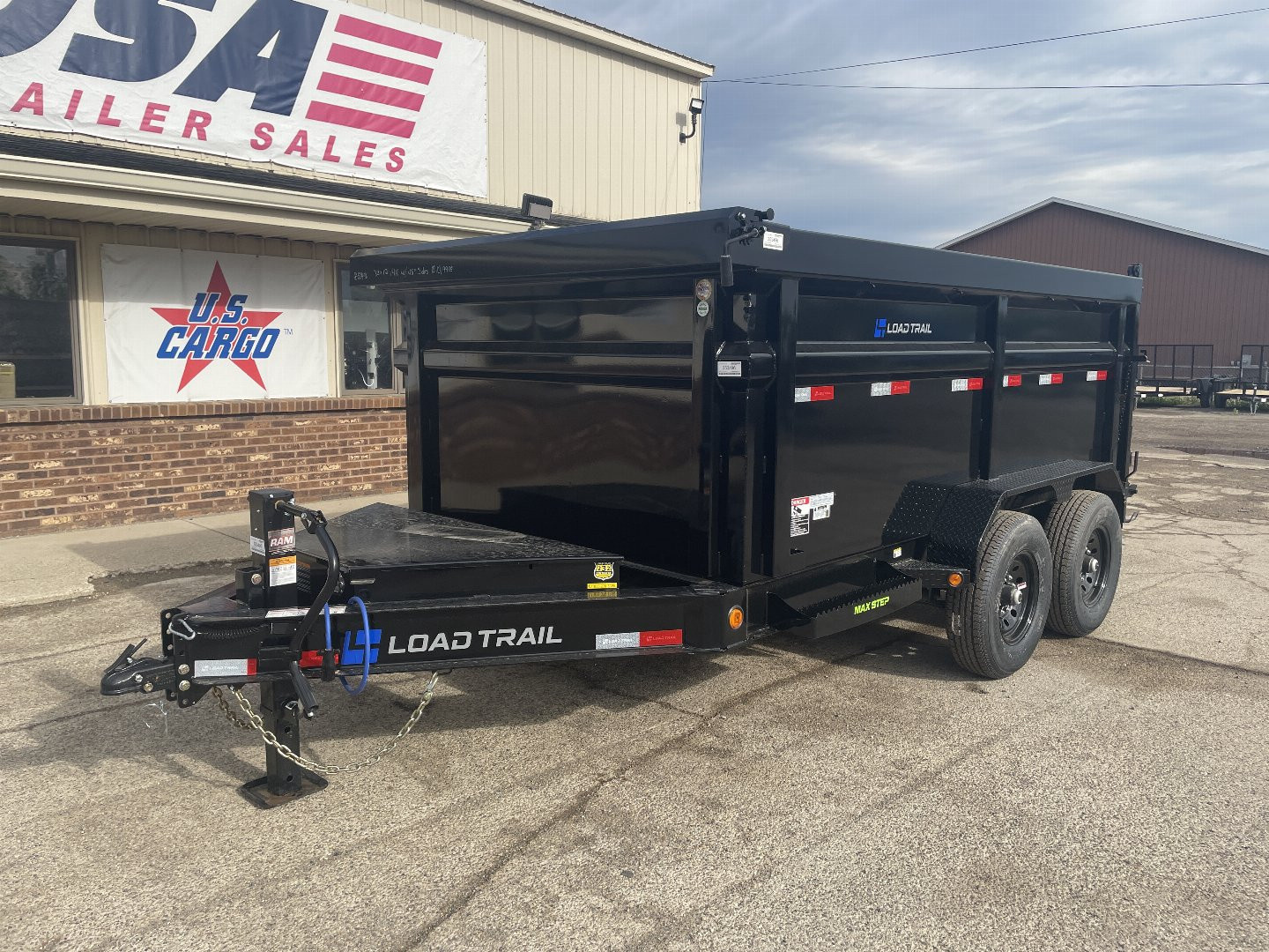 New 2025 LOAD TRAIL DL 83X12 14K Low Pro Dump Trailer w/48" Sides