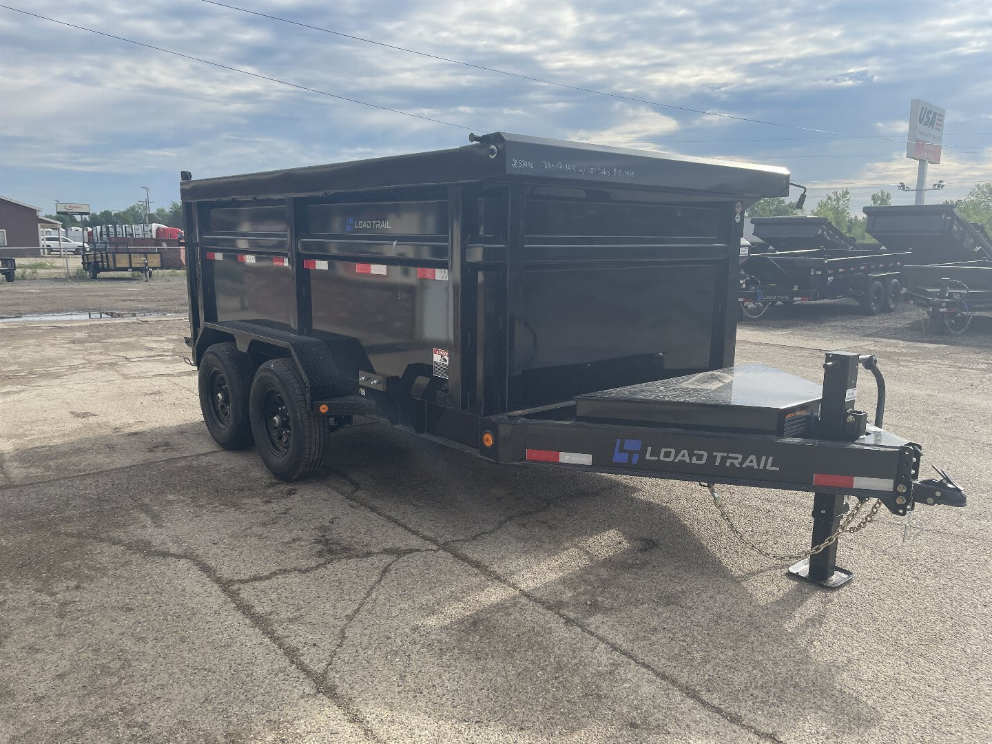 New 2025 LOAD TRAIL DL 83X12 14K Low Pro Dump Trailer w/48" Sides
