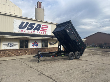New 2025 LOAD TRAIL DL 83X12 14K Low Pro Dump Trailer w/48  Sides